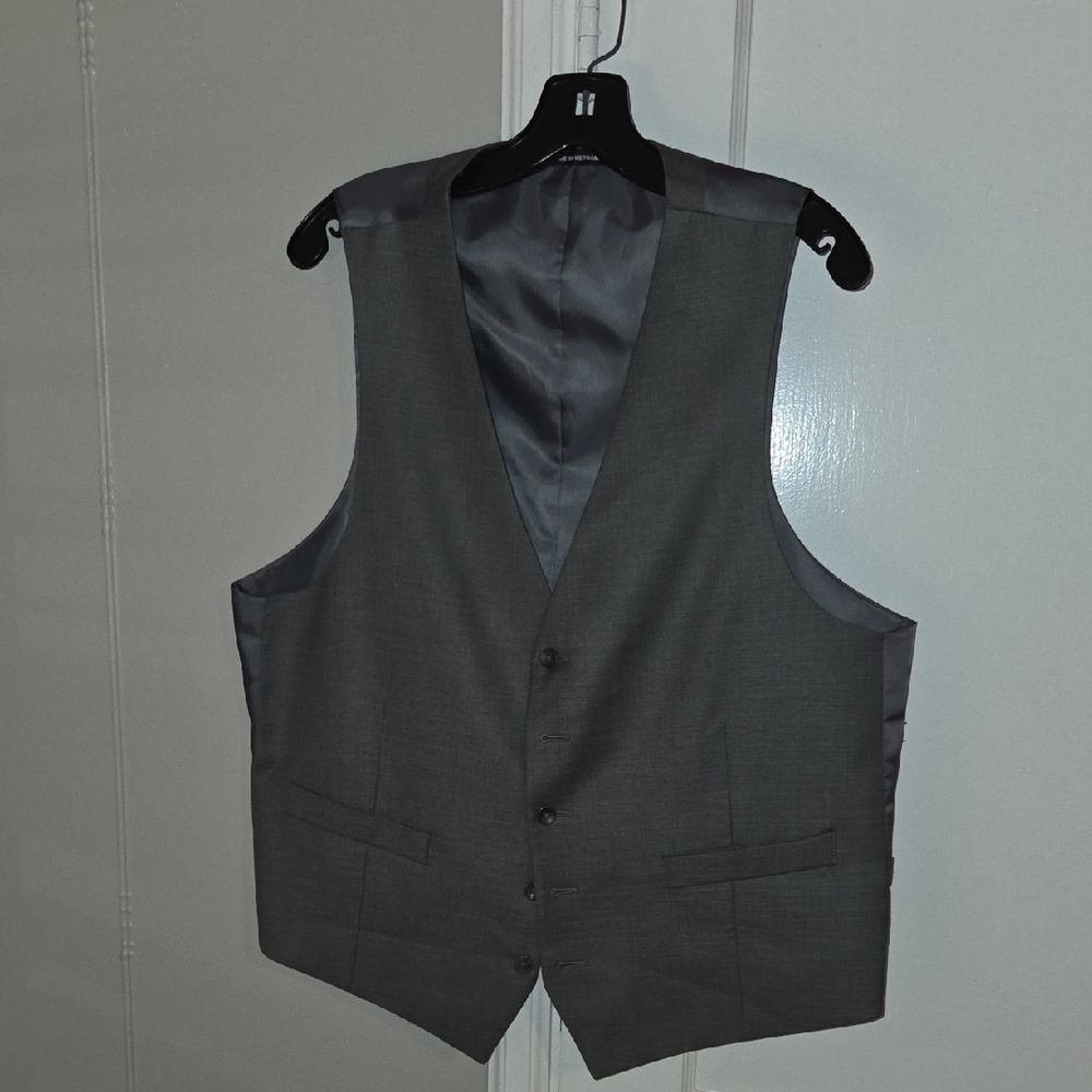 Kenneth Cole Charcoal Vest